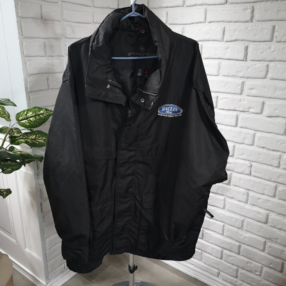 Stormtech Men's Black Packable Hood Size XL Fully Lined Jacket